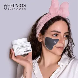 ماسک خاک رس سیاه و زغال اکتیو هرموس ۳۰۰ گرم