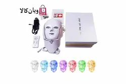 ماسک نقابی صورت LED نور درمانی در 7 رنگ بدون گردن