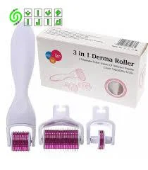 درمارولر سه در یک تیتانیومی derma roller 3in1