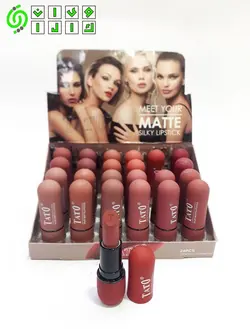 رژ لب جامد مات و مخملی تاتو TATO SILKY MATTE LIPSTICK
