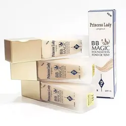 کرم پودر پرنسس لیدی بی بی مجیک گیاهی حجم 50 گرم