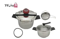 زود پز دو قلو دسینی مدل Dessini 9900 گنجایش 6 و 8 لیتر