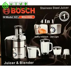 آبمیوه گیری 4 کاره بوش مدل j3882