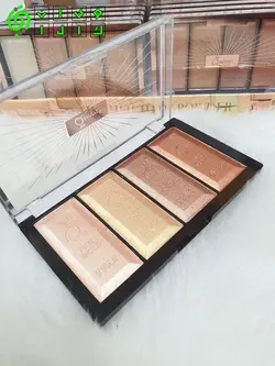 پالت هایلایتر جامد شمش چهارتایی کوین mini queen