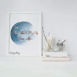 تابلو مدرن آبرنگ زندگی شاد