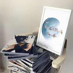 تابلو مدرن آبرنگ زندگی شاد