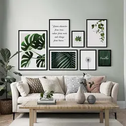 تابلو دیواری چند تکه برگ انجیری