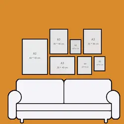 تابلو دیواری چند تکه برگ انجیری