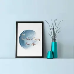 تابلو دیواری چند تکه تم سرمه‌ای (۱)