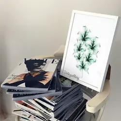 تابلو مدرن گل ابریشمی