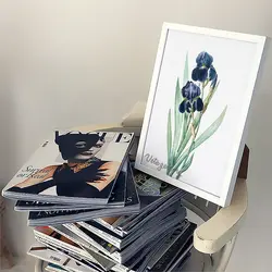 تابلو مدرن گل و برگ