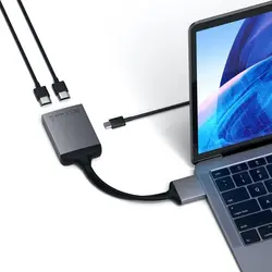 مبدل USB-C به HDMI ساتچی مدل DUAL 4K | فروشگاه وصال فناوران
