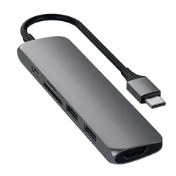 هاب 6 پورت USB-C ساتچی مدل SLIM V2