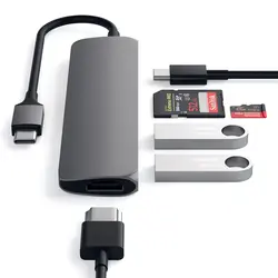 هاب 6 پورت USB-C ساتچی مدل SLIM V2