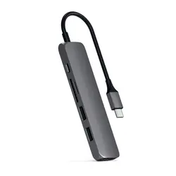 هاب 6 پورت USB-C ساتچی مدل SLIM V2