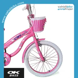 دوچرخه 16 اوکی دخترانه مدل 920 صورتی