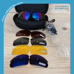 عینک دوچرخه سواری 5 لنز اوکلی