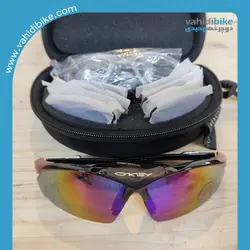 عینک دوچرخه سواری 5 لنز اوکلی