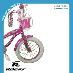 دوچرخه 16 راکی دخترانه مدل 211 صورتی