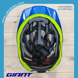 کلاه دوچرخه سواری جاینت رلم آبی مدل REALM