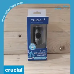 چراغ جلو شارژی دوچرخه 300 لومن کروشال مدل CG-127P