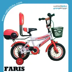 دوچرخه 12 فاریس سفید نارنجی