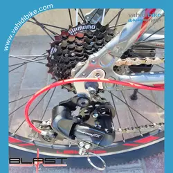 دوچرخه 27.5 بلست مدل GRAVEL نوک مدادی زرشکی