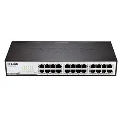 سوییچ ۲۴ پورت غیر مدیریتی و دسکتاپ دی-لینک مدل DES-1024D