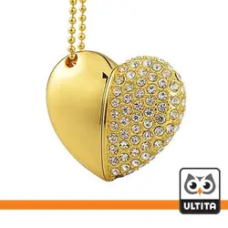 فلش مموری قلب Heart M1 | 💚 💜💛مناسب هدیه خاص و لاکچری دخترانه ❤️🧡💙