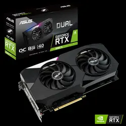 کارت گرافیک RTX3060ti DUAL ASUS 8G