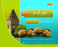 مغز گردو درجه یک تویسرکان ـ 300 گرم