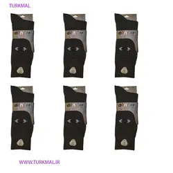 جوراب مردانه دوندار مدل پشمی بسته 6 عددی