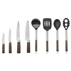 ابزار آشپزی 8 پارچه کاراجا مدل Timber