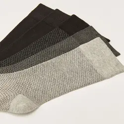 جوراب ساق بلند مردانه ال سی وایکیکی مدل W17593Z8 مجموعه 5 عددی