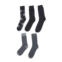 جوراب ساق بلند مردانه ال سی وایکیکی مدل W2CT71Z8 مجموعه 5 عددی