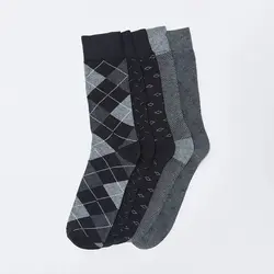 جوراب ساق بلند مردانه ال سی وایکیکی مدل W2CT71Z8 مجموعه 5 عددی