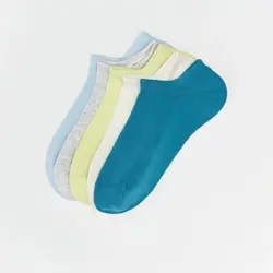 جوراب ساق کوتاه زنانه ال سی وایکیکی مدل S35903Z8 مجموعه 5 عددی