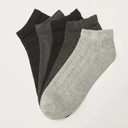 جوراب ساق کوتاه مردانه ال سی وایکیکی مدل S12578Z8 مجموعه 5 عددی