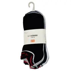 جوراب ساق کوتاه مردانه ال سی وایکیکی مدل W16154Z78 مجموعه 7 عددی