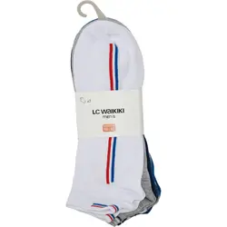 جوراب ساق کوتاه مردانه ال سی وایکیکی مدل W16154Z8 مجموعه 7 عددی
