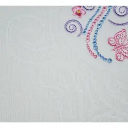 حوله دستی نورپاک کد SDR-223423 سایز 50×90 سانتی متر