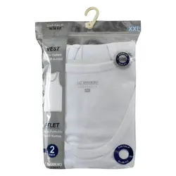 زیرپوش بدون آستین مردانه ال سی وایکیکی مدل S22614Z8 مجموعه 2 عددی