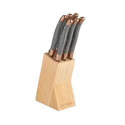 ست چاقو آشپزخانه 6 پارچه نوا مدل N2745 G