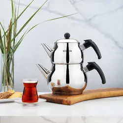 ست کتری قوری شفر مدل Axe