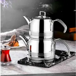ست کتری و قوری انزا مدل METAL Ortaboy