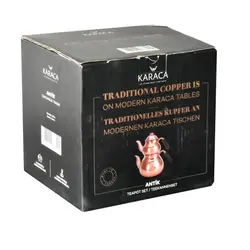 ست کتری و قوری مسی کاراجا مدل Antik