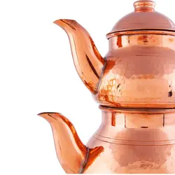 ست کتری و قوری مسی کاراجا مدل Antik