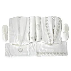 سرویس حوله پالتویی 8 تکه دانتلا ویتا مدل Love