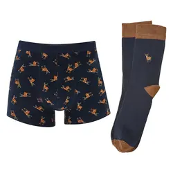 شورت مردانه ال سی وایکیکی مدل W2DQ40Z8 به همراه جوراب