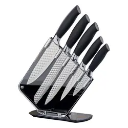 سرویس چاقو آشپزخانه 6 پارچه کوکر مدل CKR -2819 به همراه استند